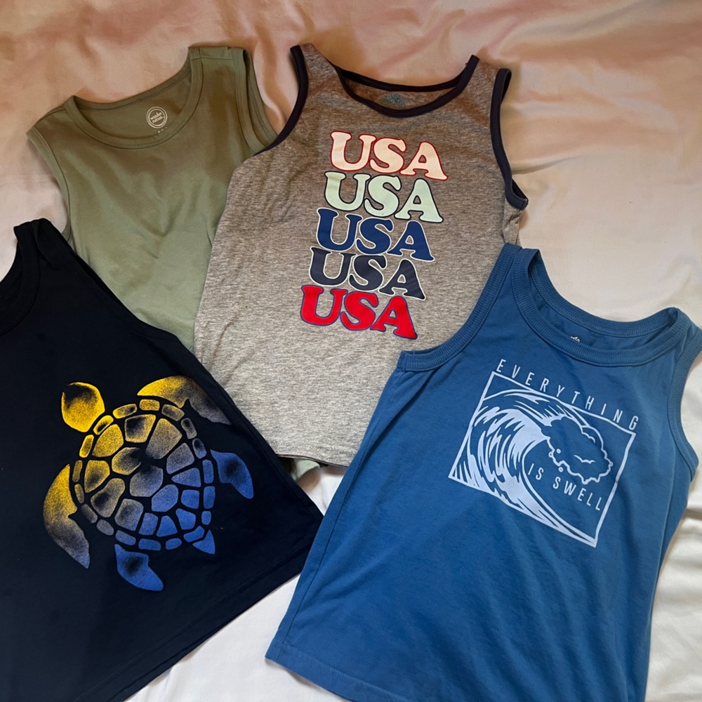 USA Themed Kids Tank Top Set